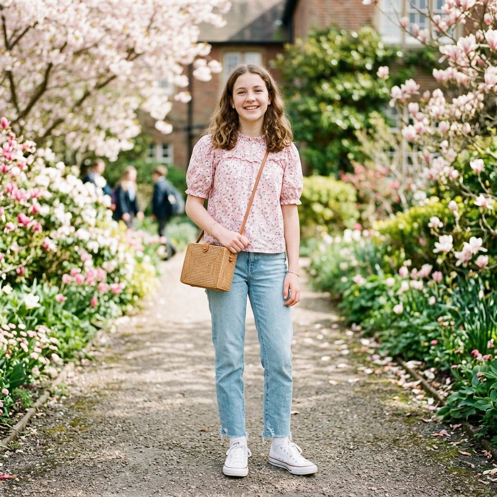 Outfit Ideas for School Casual: 30 Creative Looks to Inspire Your Next School Day Style 24 Outfit Idea for School Casual Spring School Ideas