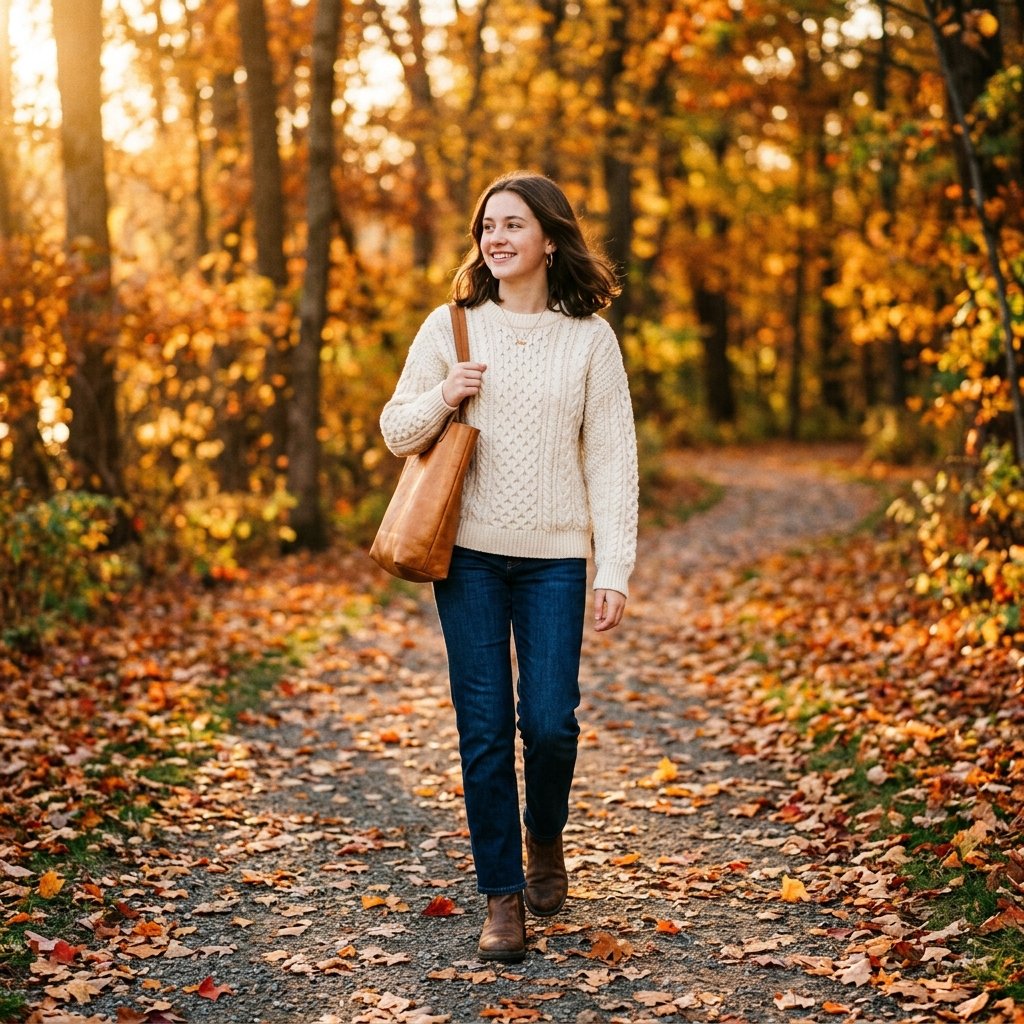 Cozy Knit Fall School Outfit Ideas