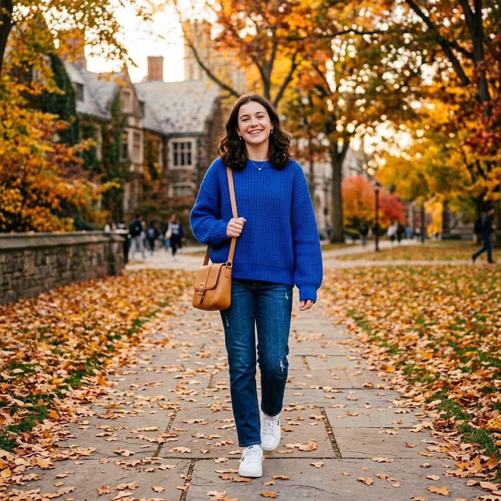 Bold Color Fall School Outfit Ideas
