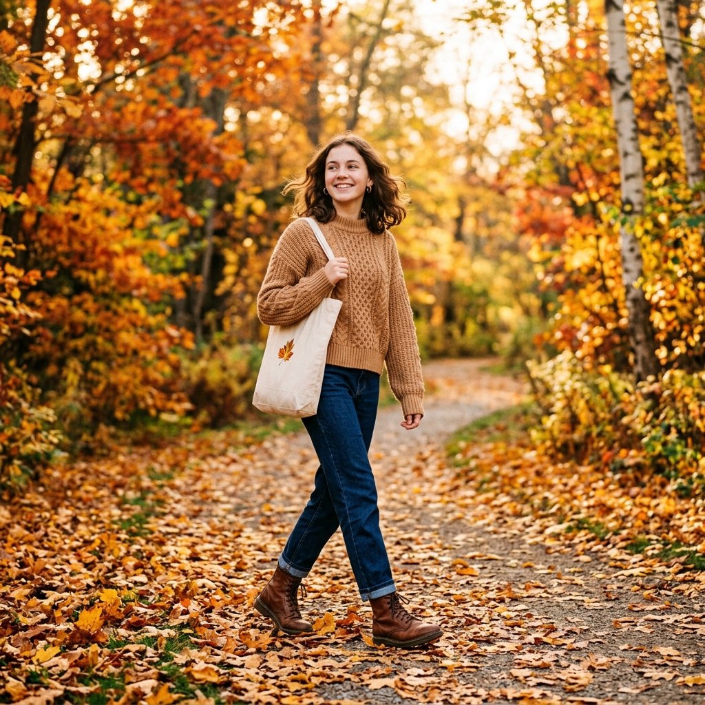 Fall Outfit for School with Boots Ideas
