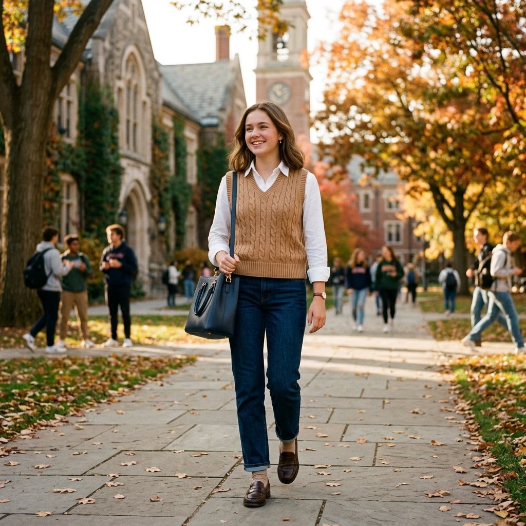 Preppy Fall School Outfit Ideas