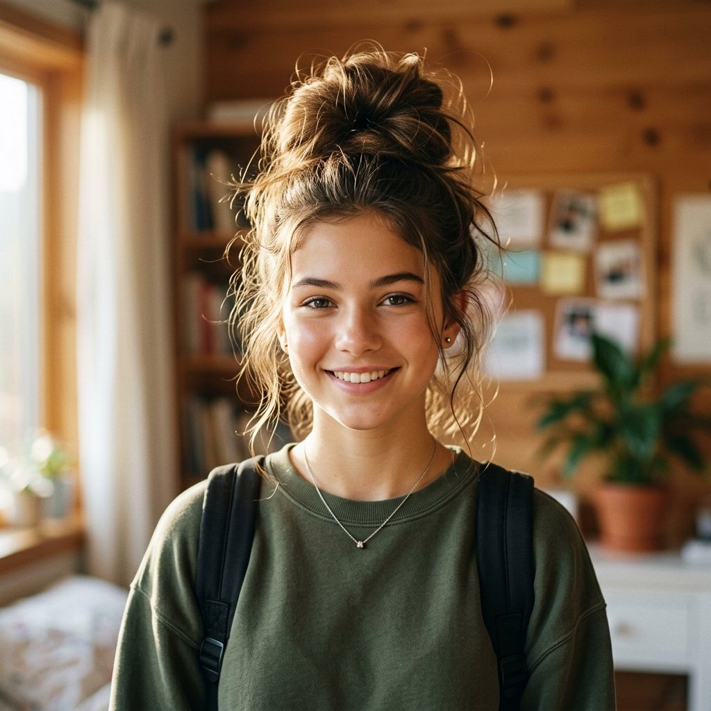 30 Hairstyles for School Ideas That Are Actually Easy and Cute 15 Messy Bun Hairstyles for School