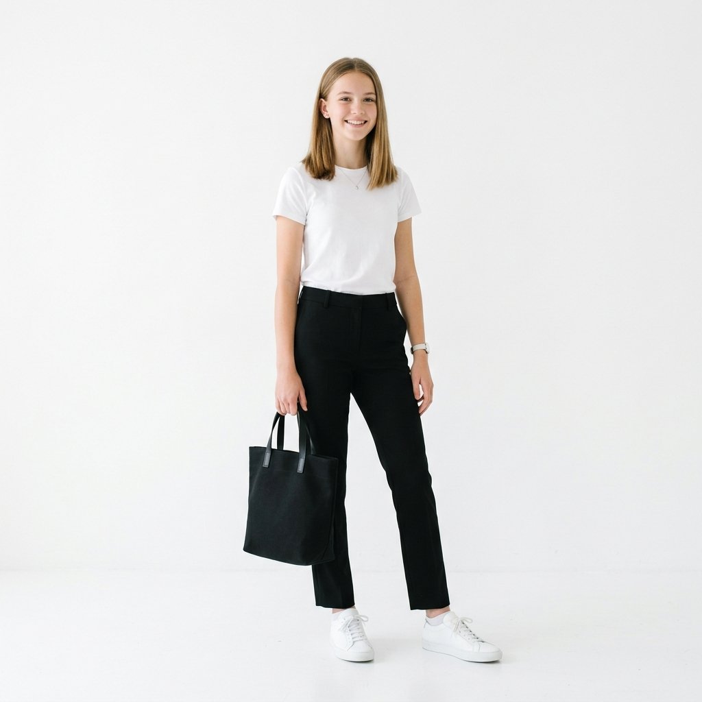Outfit Ideas for School Casual: 30 Creative Looks to Inspire Your Next School Day Style 14 Outfit Idea for School Casual Minimalist School Ideas