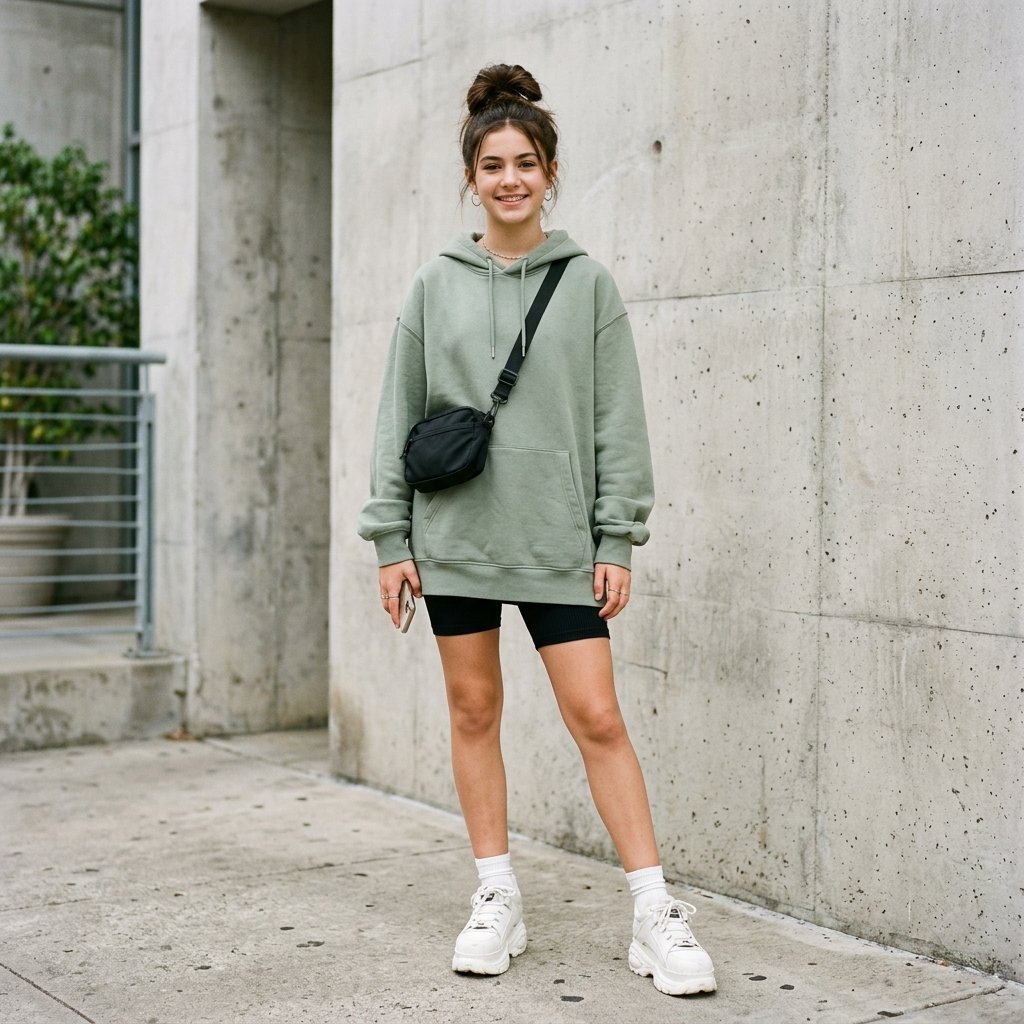 Oversized Hoodie outfit ideas baggy