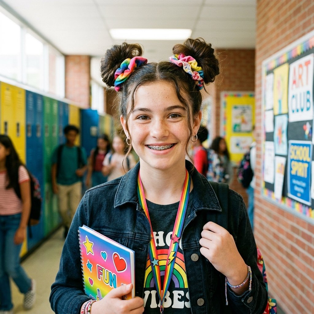 30 Hairstyles for School Ideas That Are Actually Easy and Cute 25 Space Buns Hairstyles for School