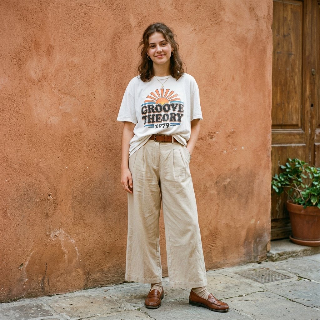 Oversized Graphic Tee outfit ideas baggy