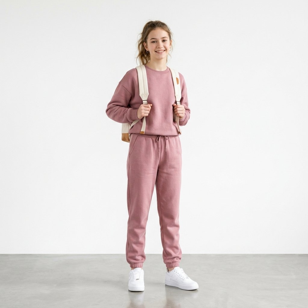 Outfit Ideas for School Casual: 30 Creative Looks to Inspire Your Next School Day Style 4 Outfit Idea for School Casual Jogger Set Ideas