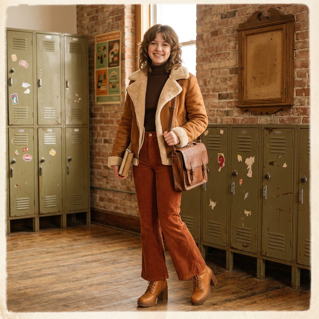 Vintage Inspired Winter School Outfit Ideas