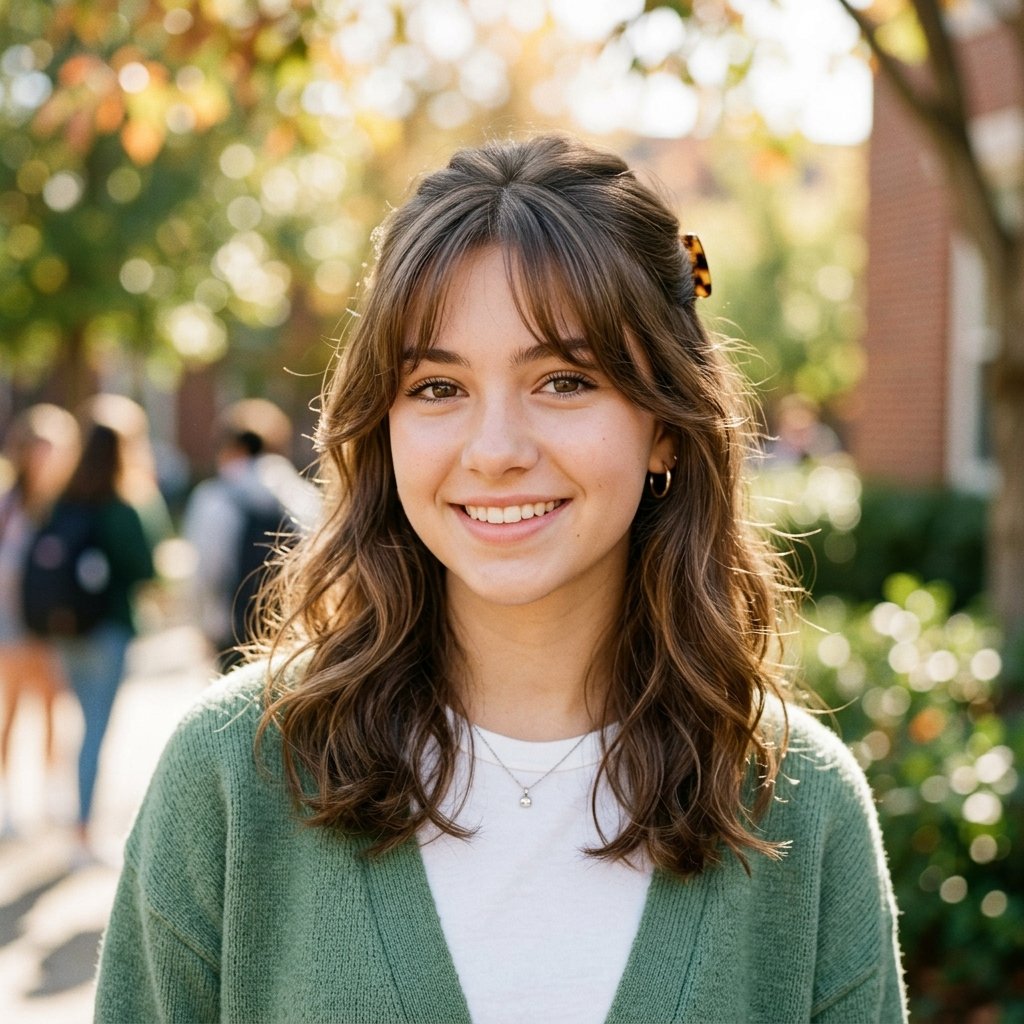 30 Hairstyles for School Ideas That Are Actually Easy and Cute 18 Hairstyles for School with Bangs