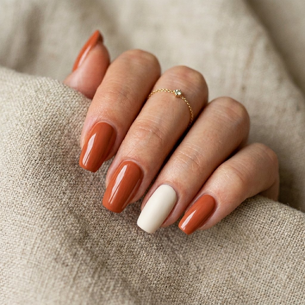 Terracotta september nails ideas 2026