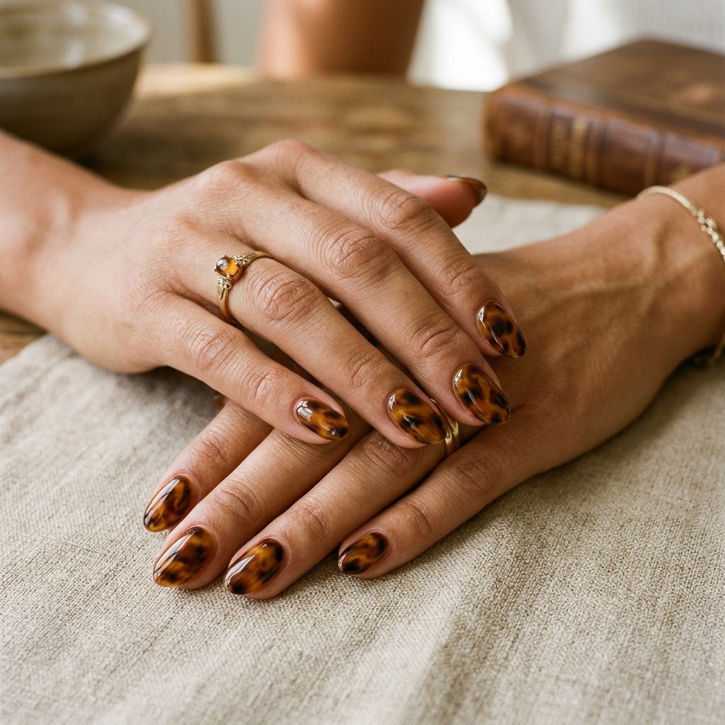 Tortoiseshell Nail Ideas