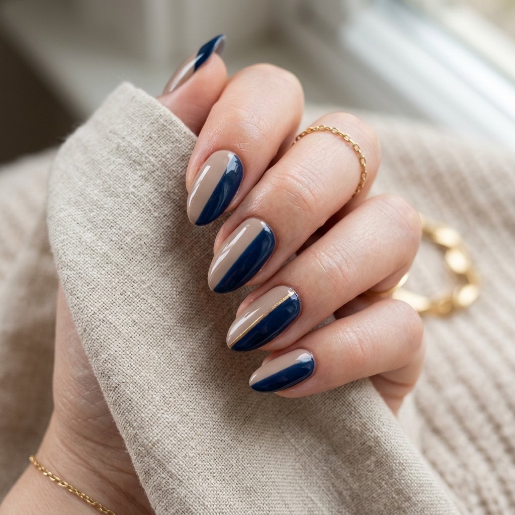 Two-Tone Nail Idea