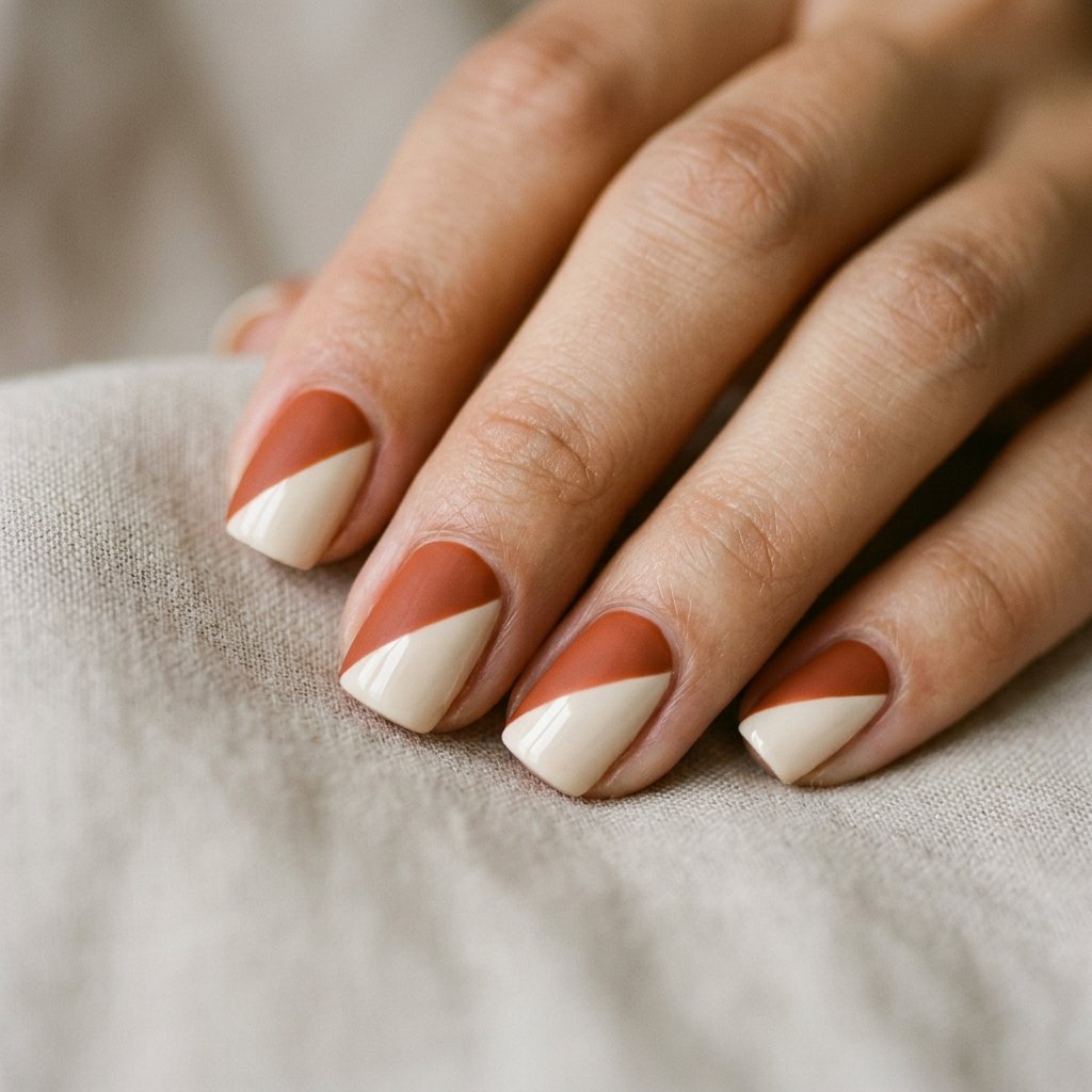 Two Tone Nail Ideas
