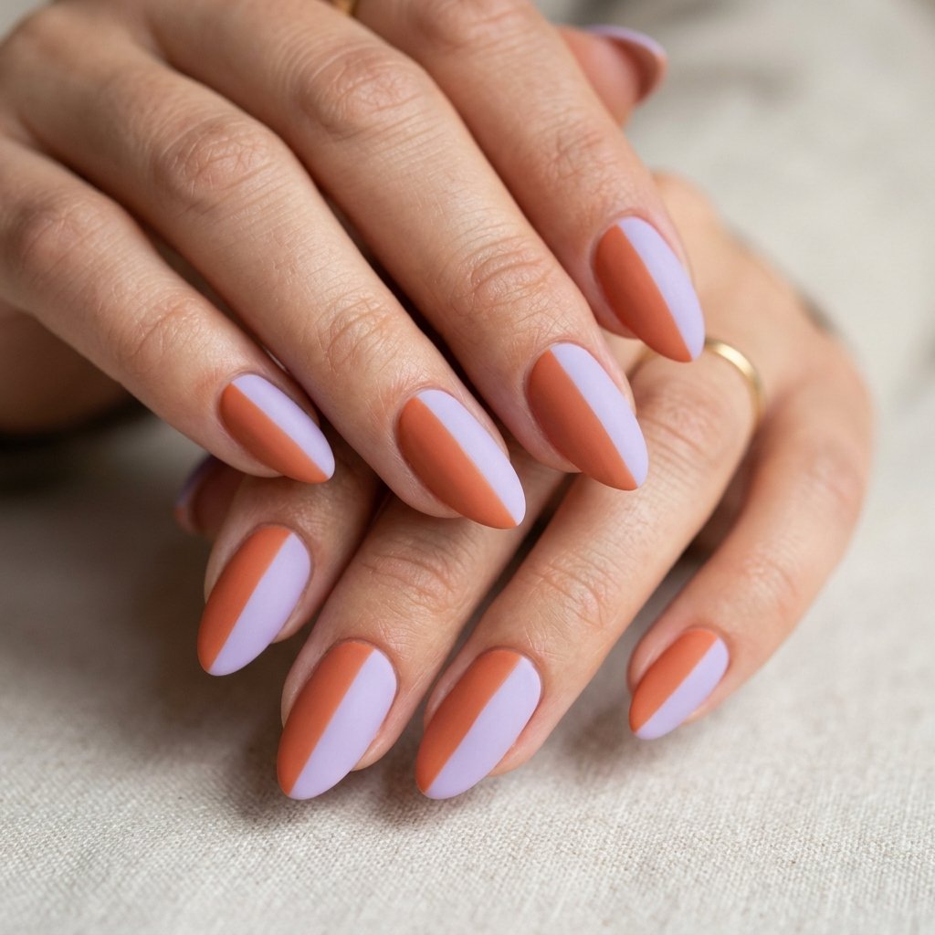 Two Tone Nail Ideas
