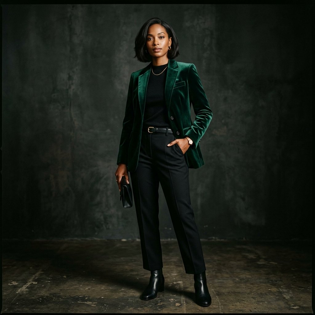 Velvet Blazer Outfit Ideas