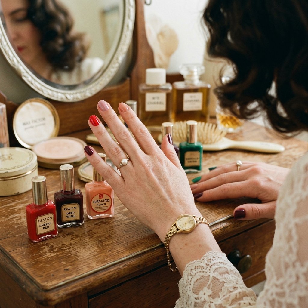 Vintage Nail Colors Idea