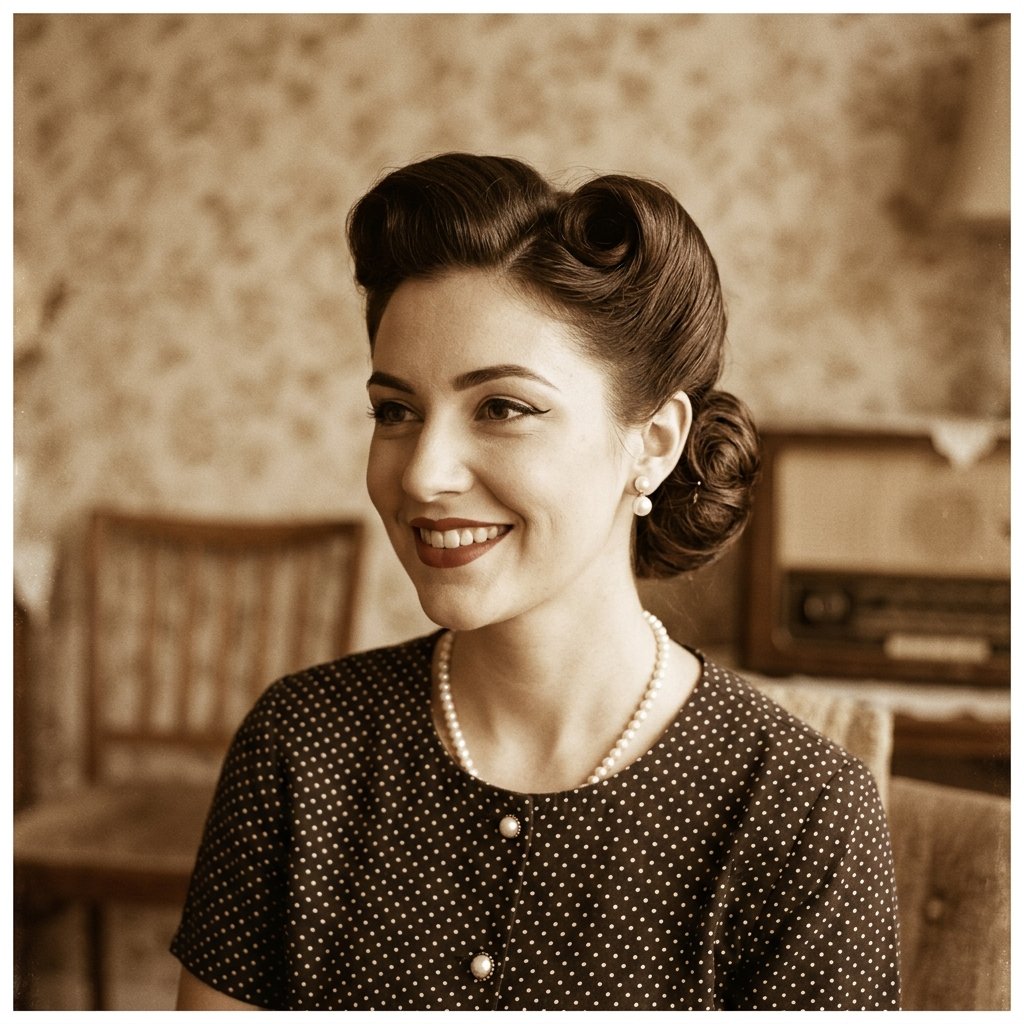 Vintage Bun Hairstyles