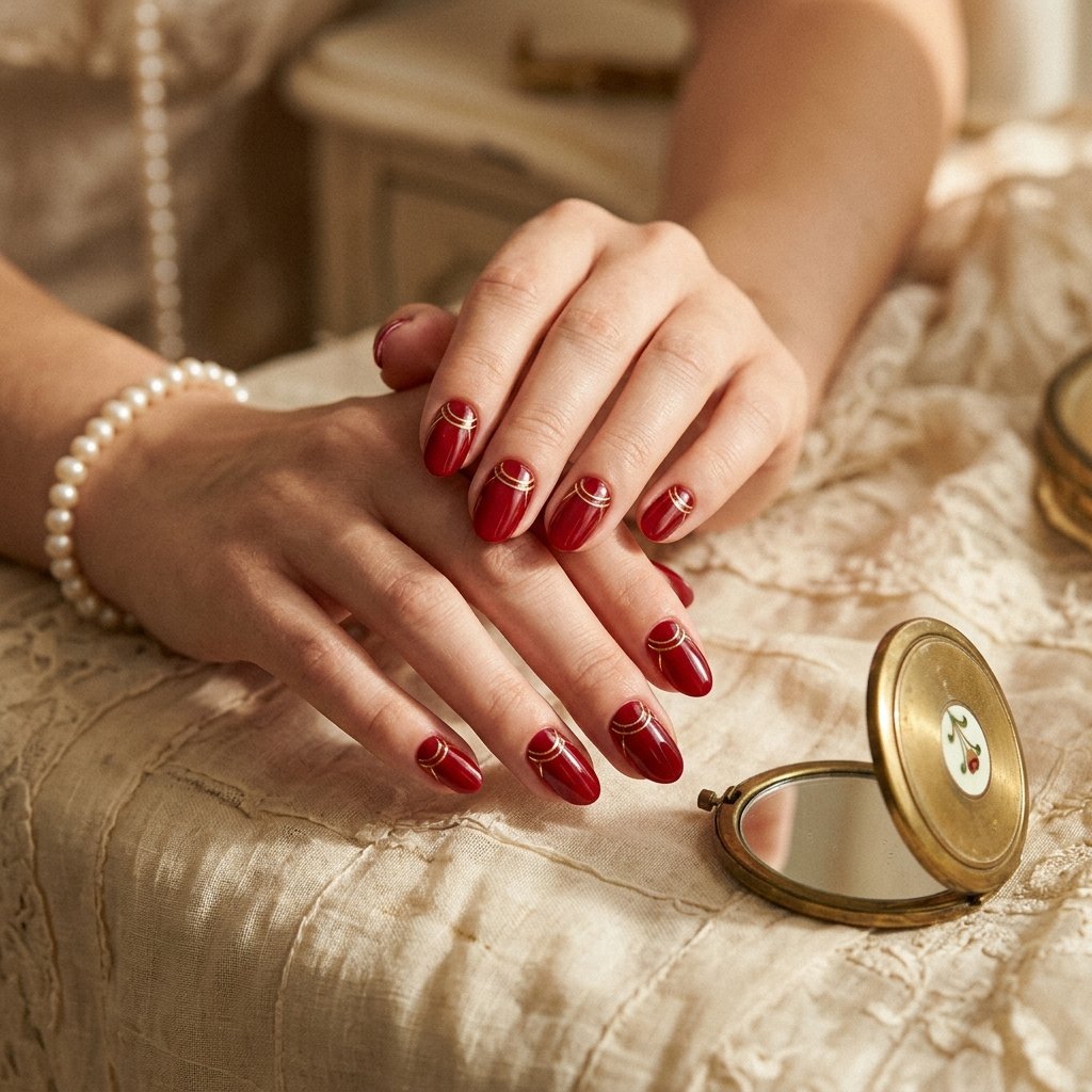 Nails Design Ideas: 30 Stunning Looks to Inspire Your Next Manicure 27 Vintage Nails Design Ideas for a Retro-Inspired Look
