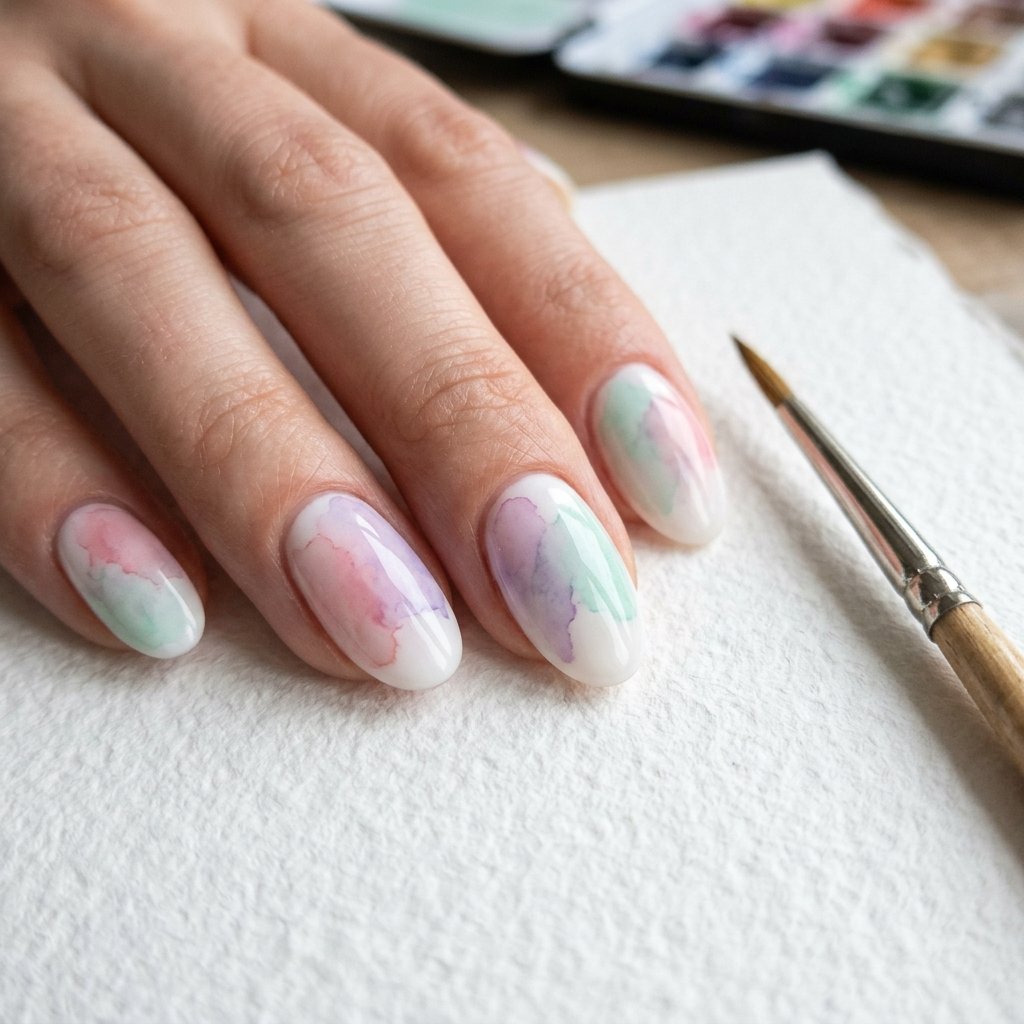 Nails Design Ideas: 30 Stunning Looks to Inspire Your Next Manicure 19 Watercolor Nails Design Ideas for a Painterly Effect