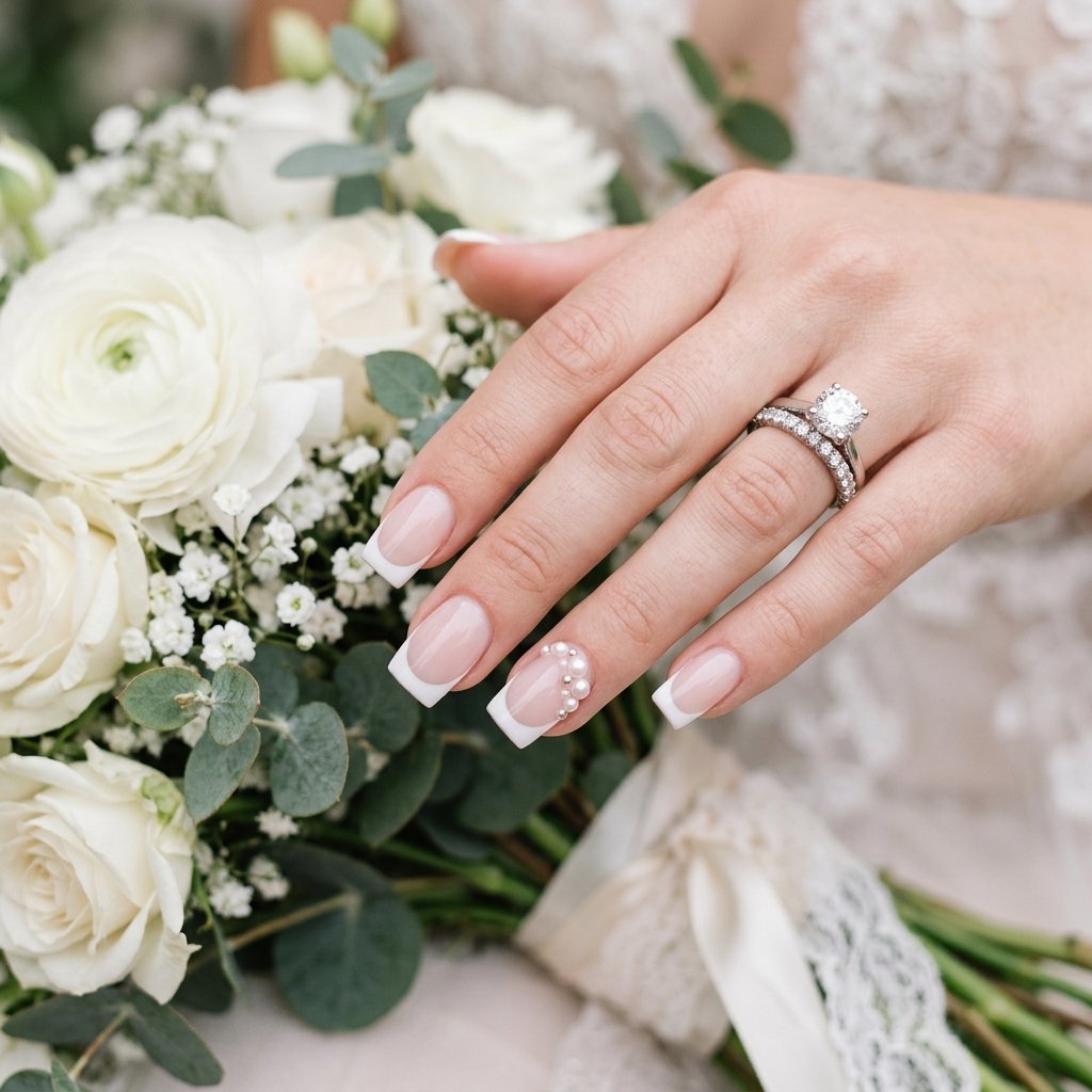 Nails Square Wedding and Bridal Ideas