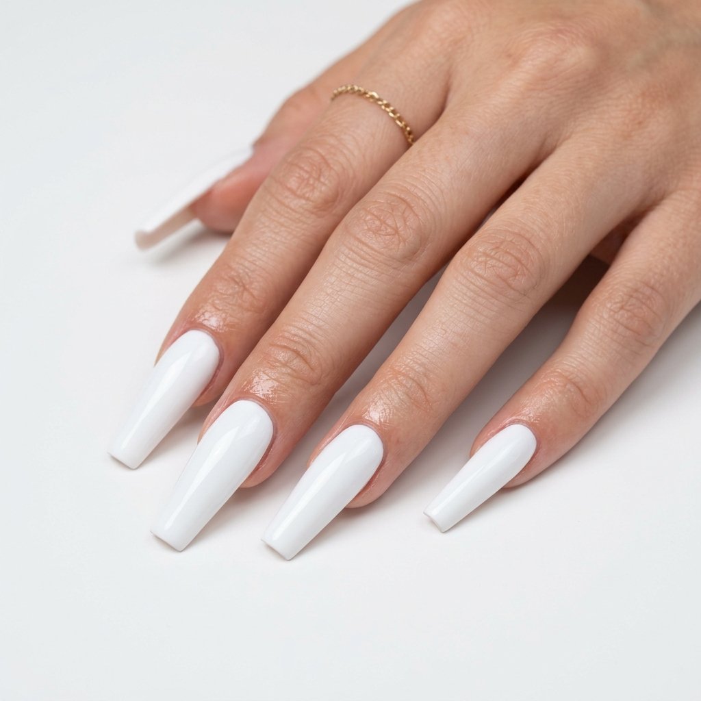 Nails White Acrylic Ideas