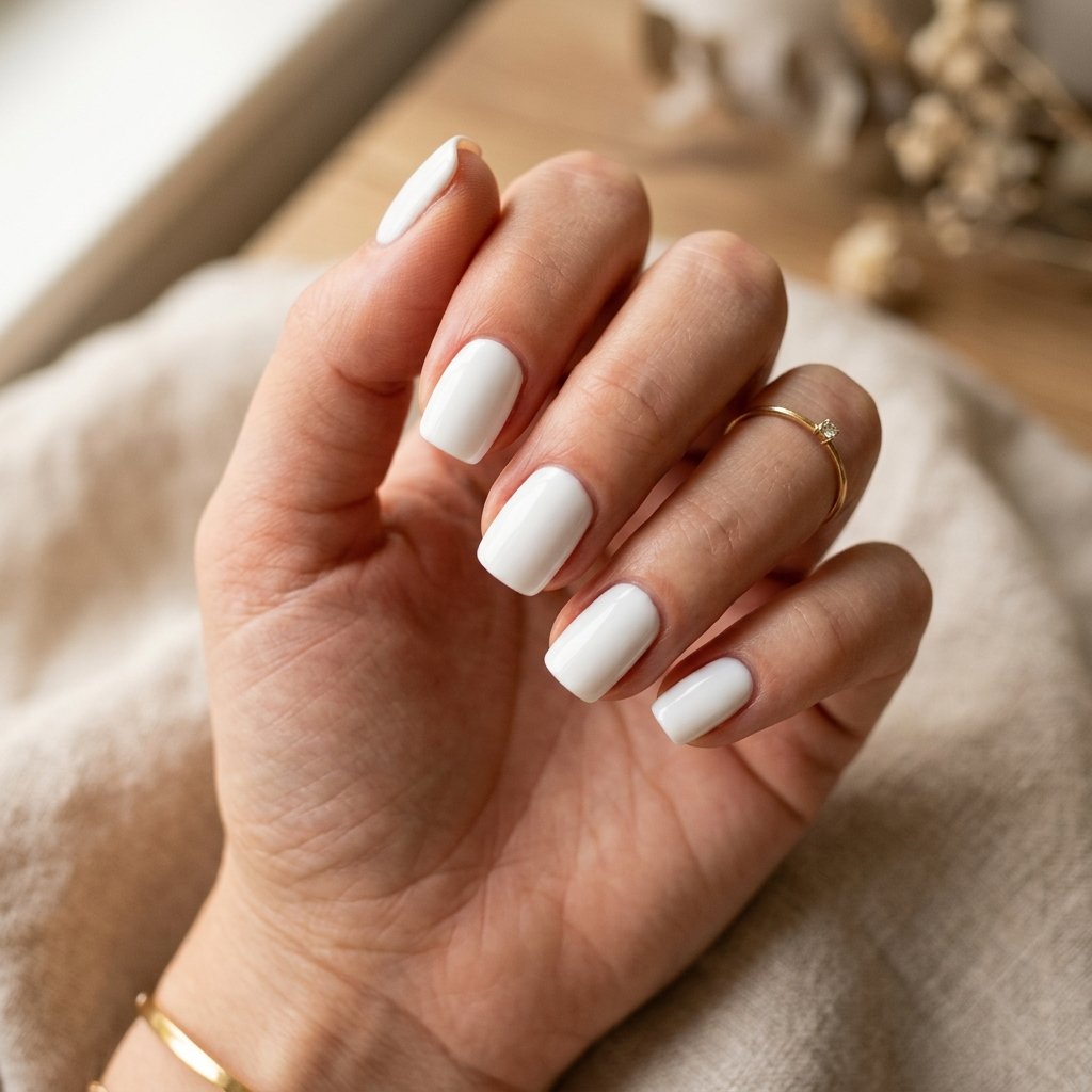 Nails White Gel Ideas