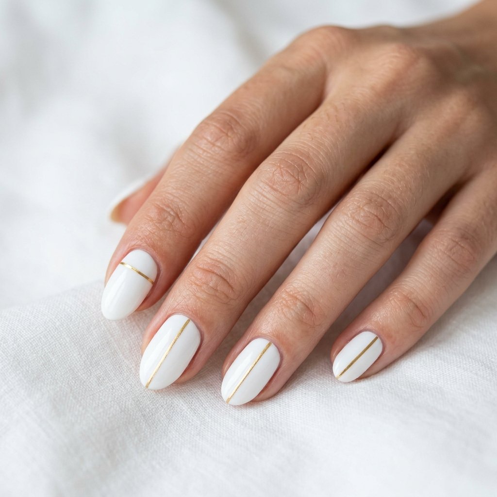 Minimalist Nails White Ideas