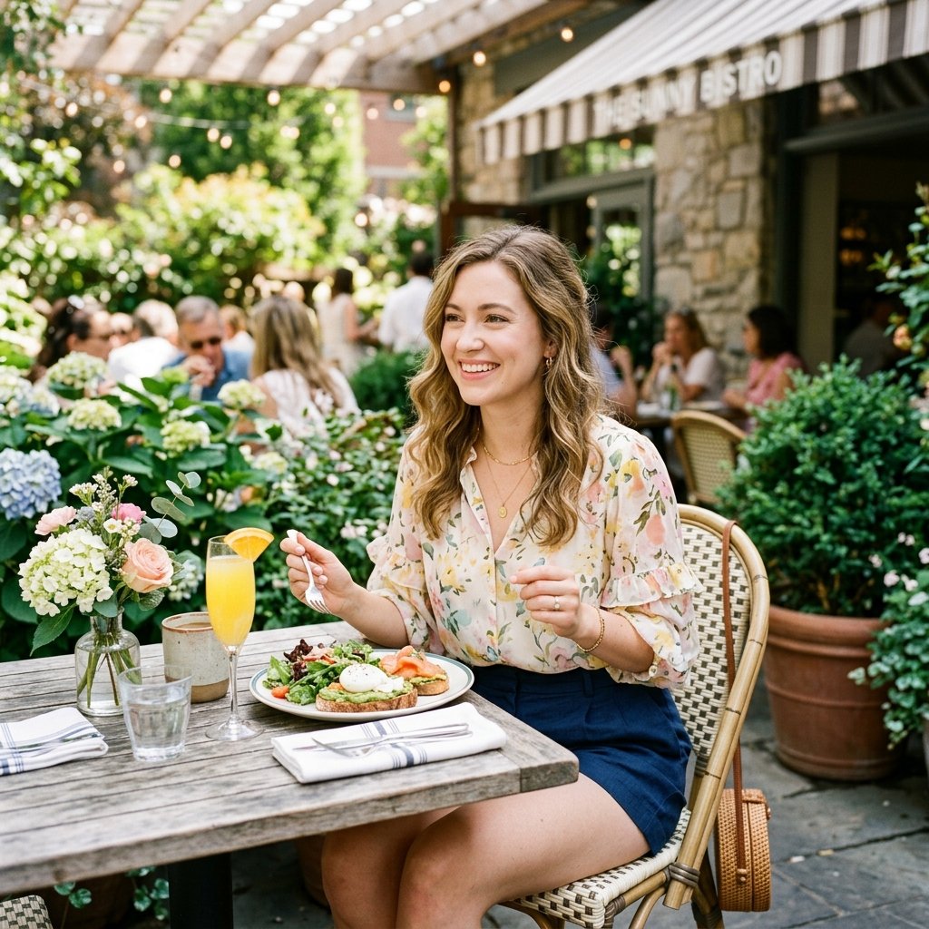 Brunch Date spring travel outfits