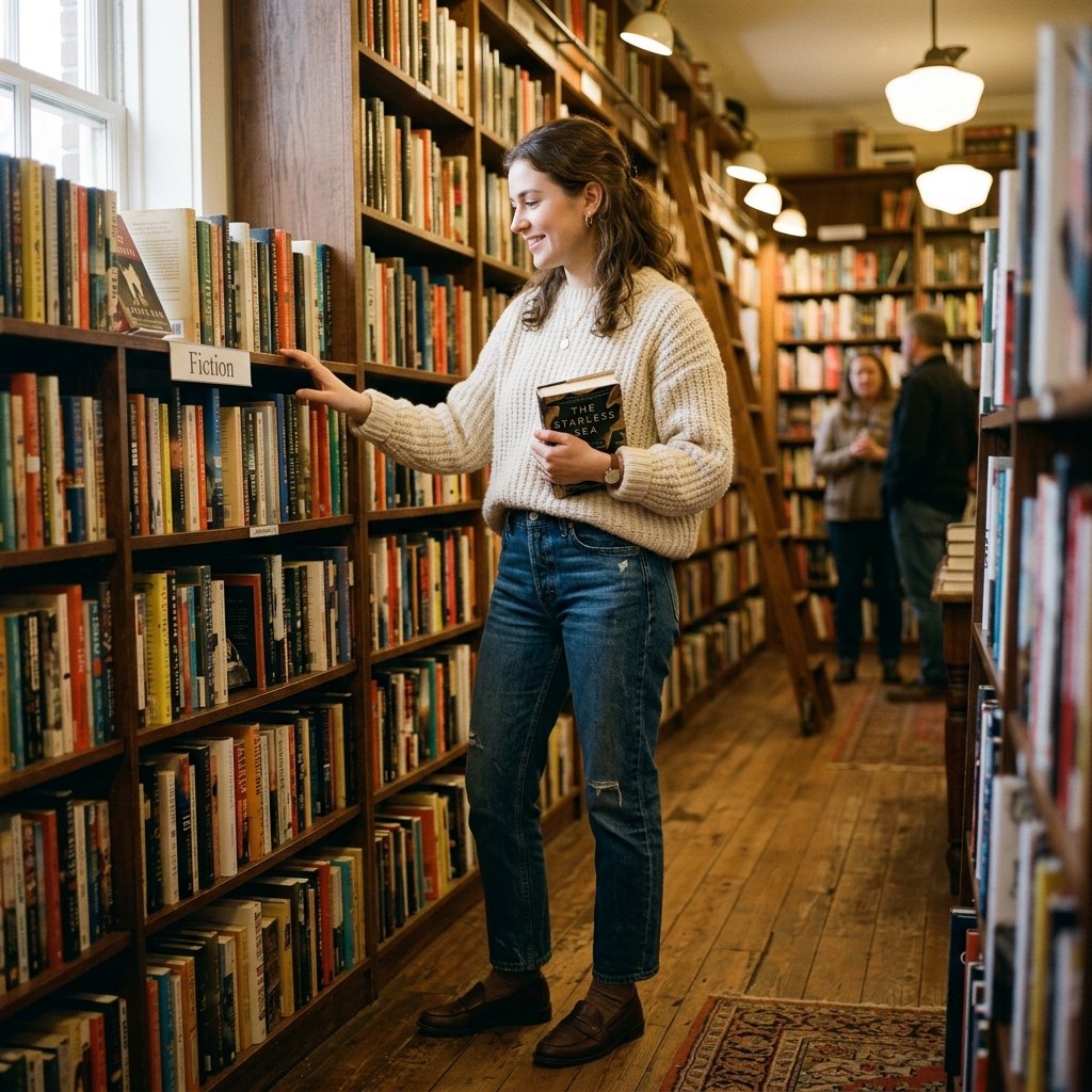 Bookstore or Café Date Outfit Ideas