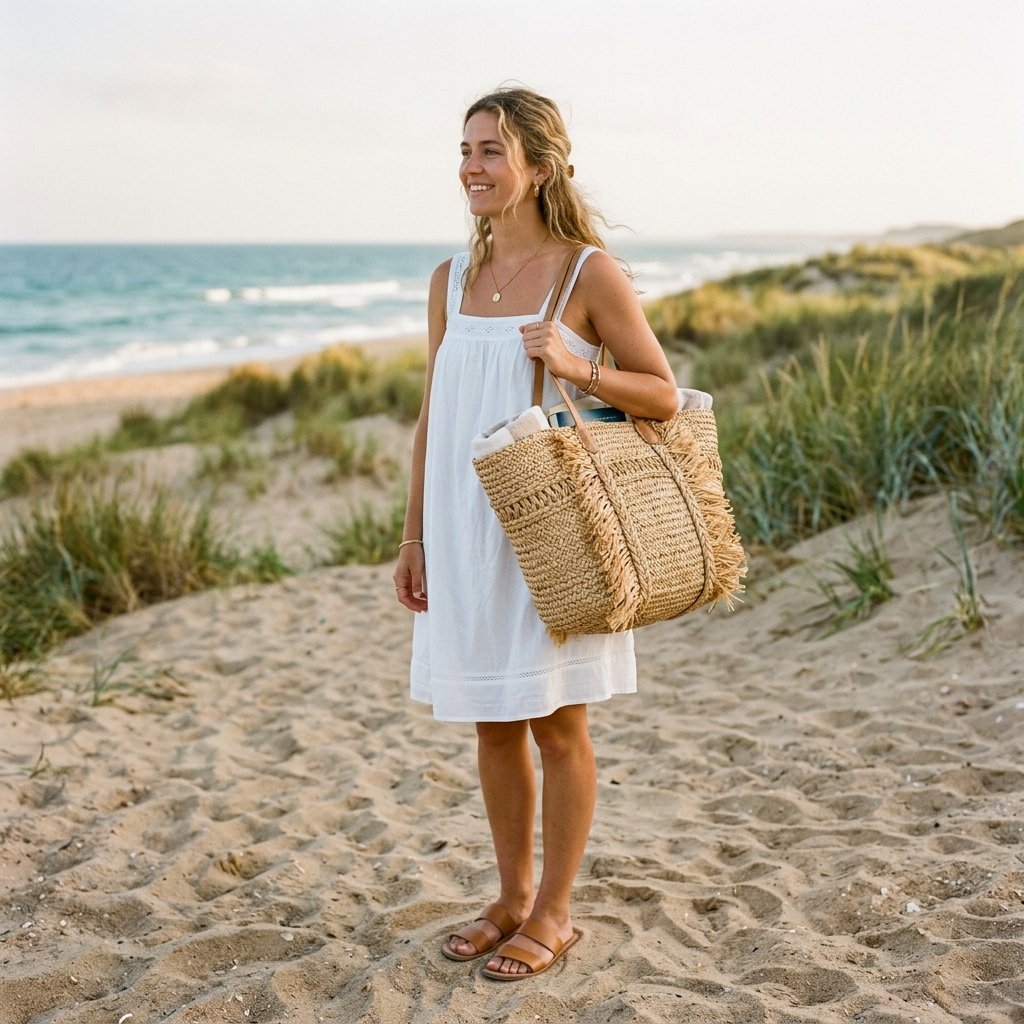 Casual Summer Outfit Ideas with Tote Bags
