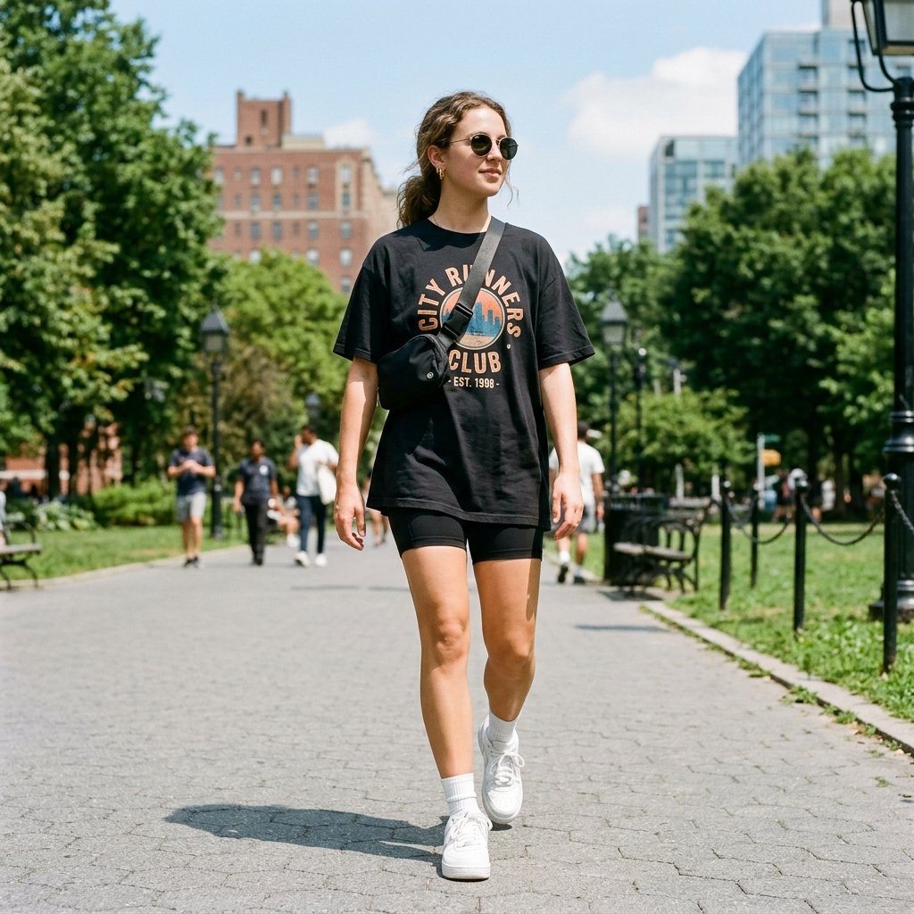 Athletic Shorts Outfit Ideas
