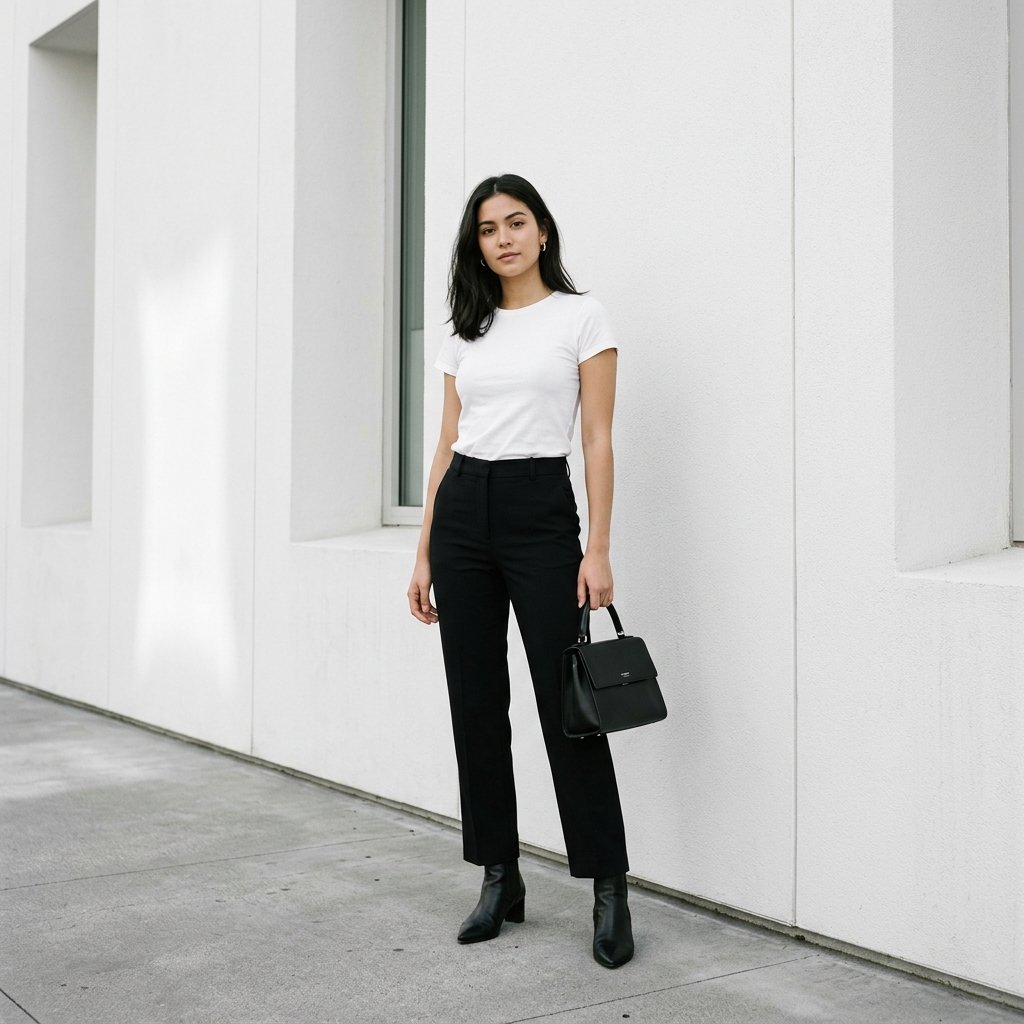 Black and White outfit ideas basic