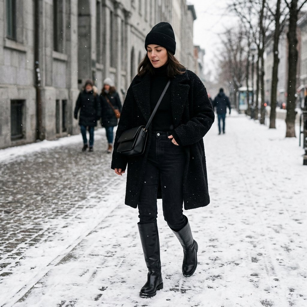 Outfit Ideas Black for Winter