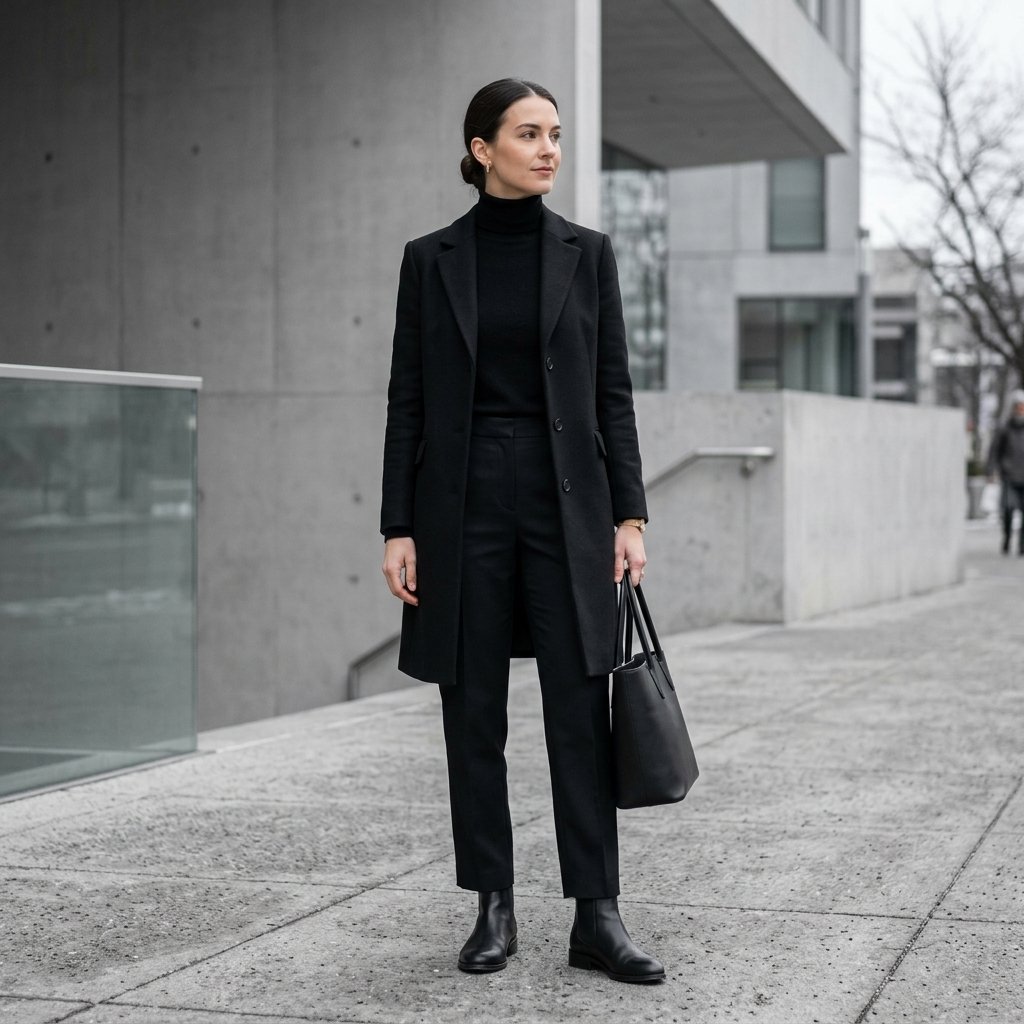 Minimalist outfit ideas for winter
