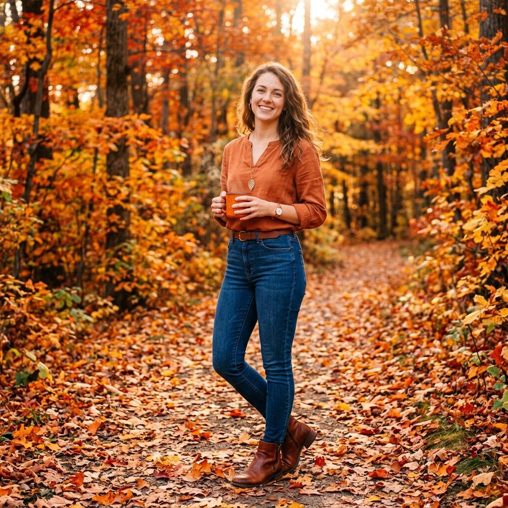 Outfits My Fall in Burnt Orange Hues