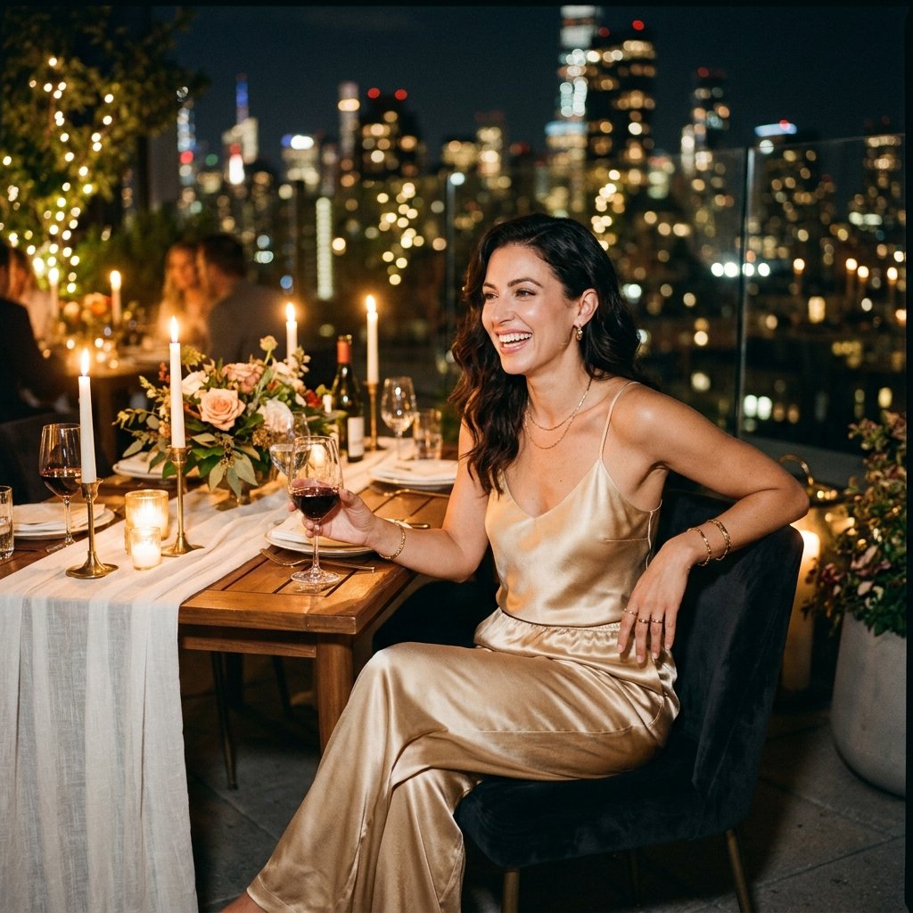 Outfit Ideas Night Out: 30 Stunning Looks to Turn Heads 22 Night Out Satin and Silk Look Ideas