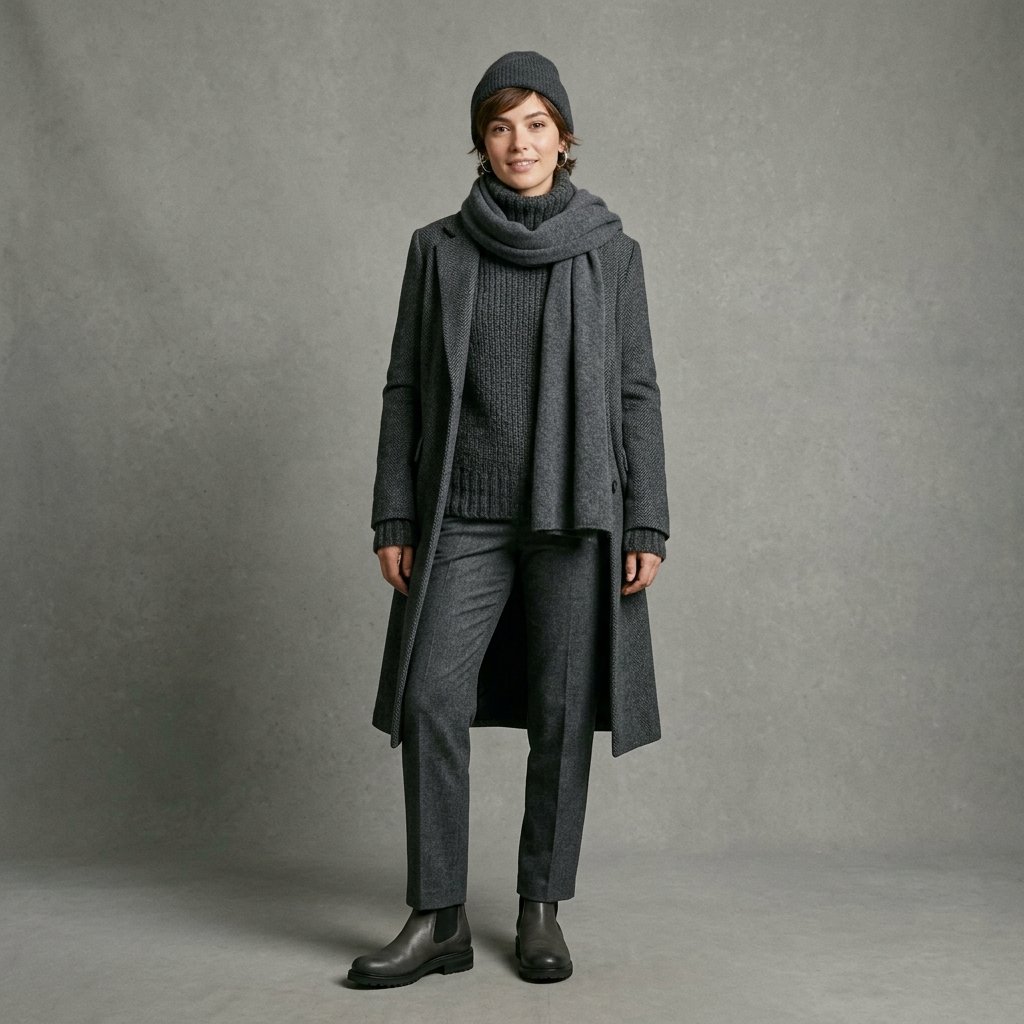 Monochrome Winter Outfit Ideas