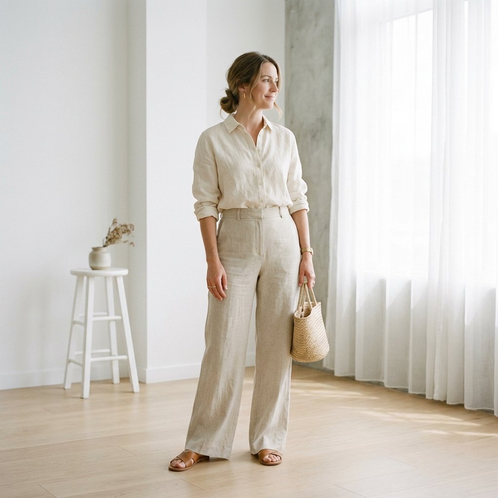 Comfy Spring Outfits Ideas: 30 Creative Looks to Inspire Your Next Seasonal Style 11 Comfy Spring Outfits Minimalist Neutral Ideas