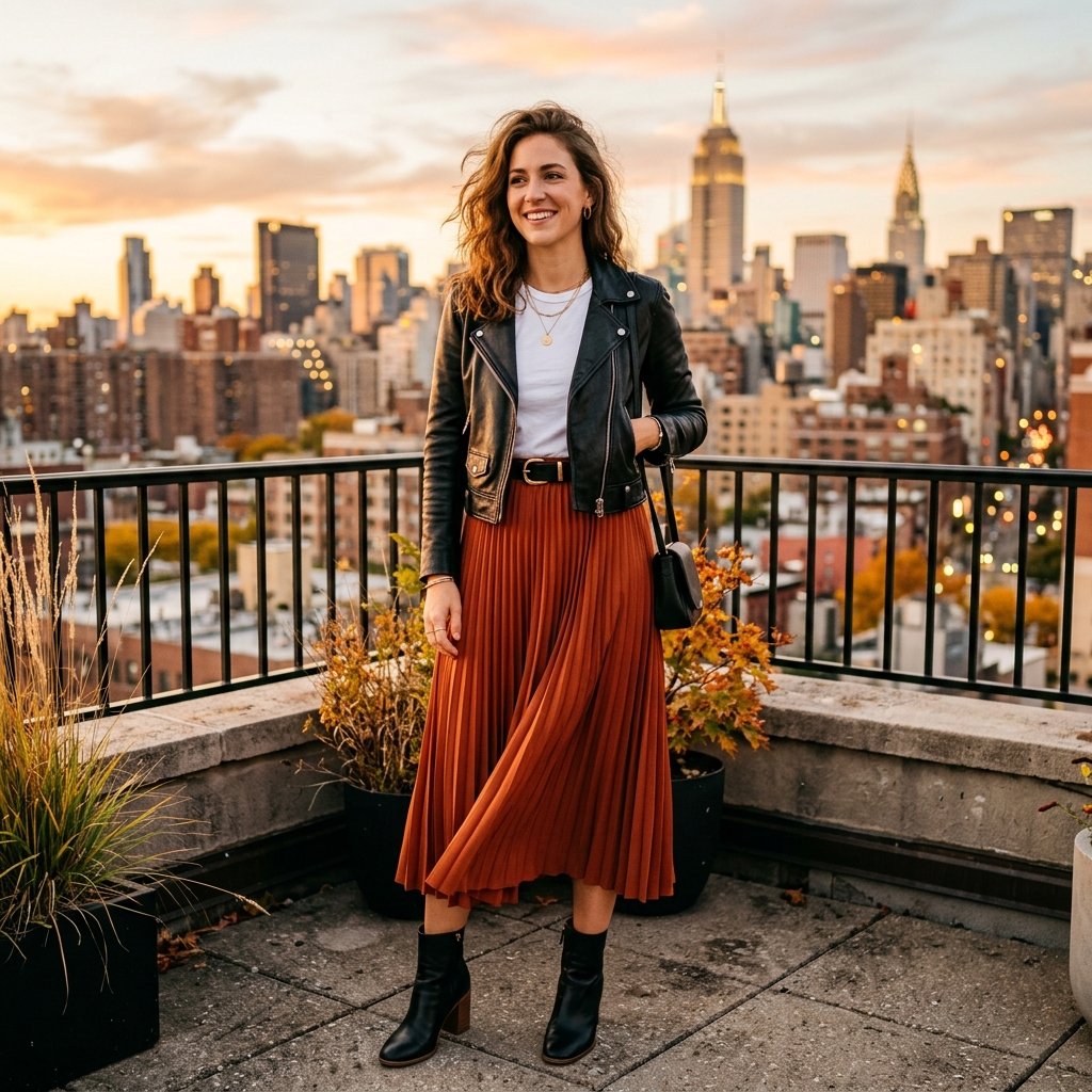 Cropped Jacket and High Waist Pairings