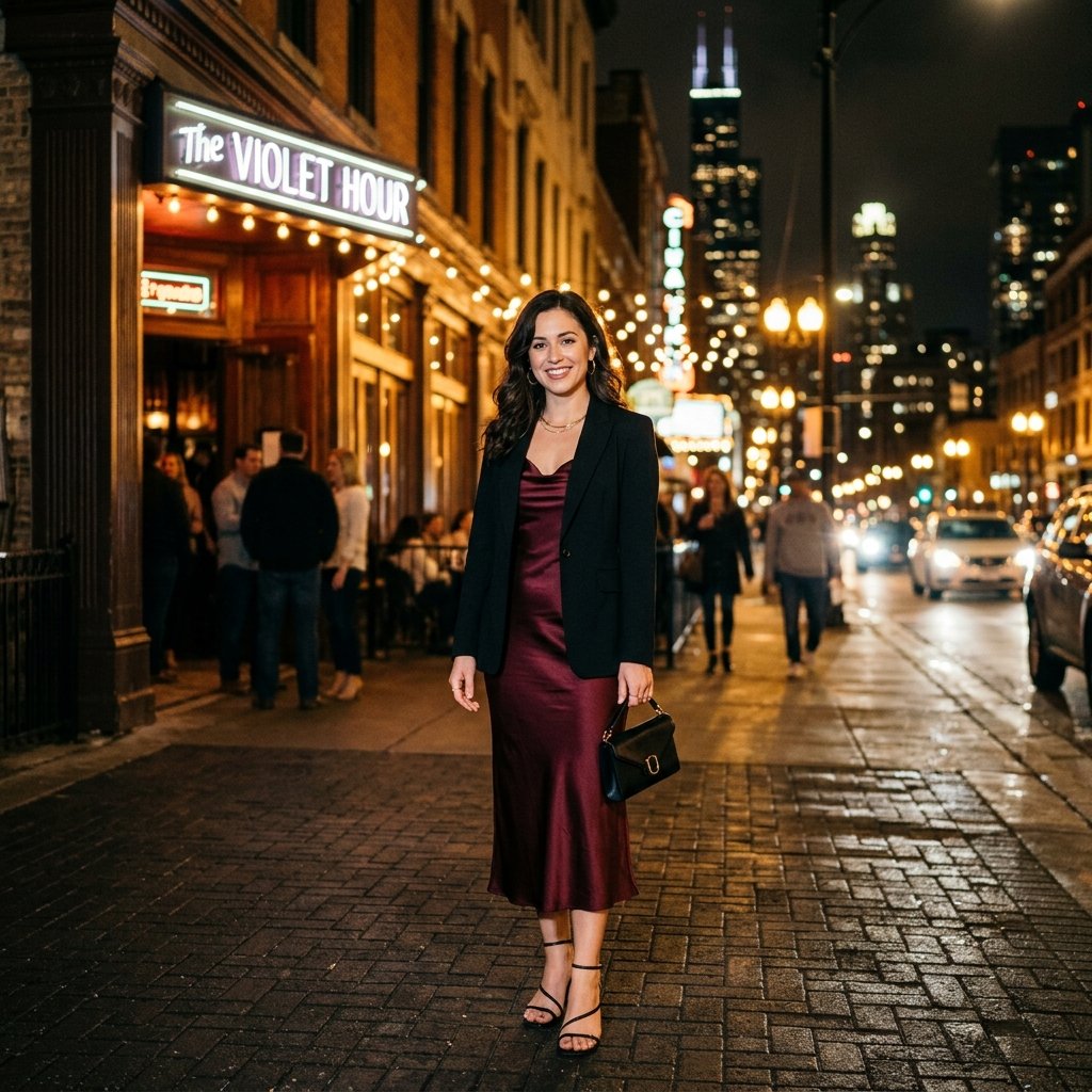 Chicago Spring Night Out Outfit Ideas