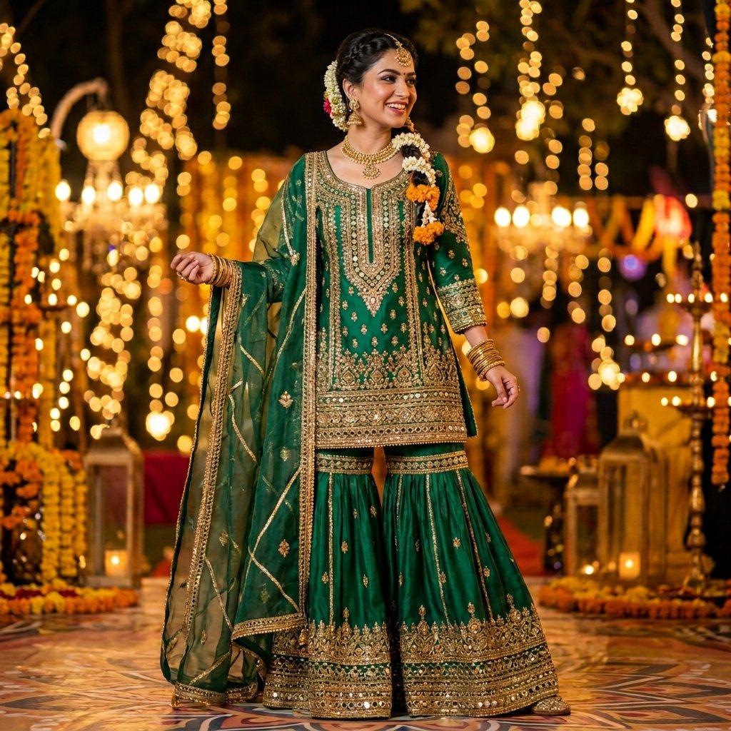 Embroidered Short Kurti outfit Ideas