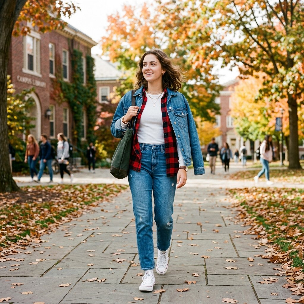 Layered Fall School Outfit Ideas
