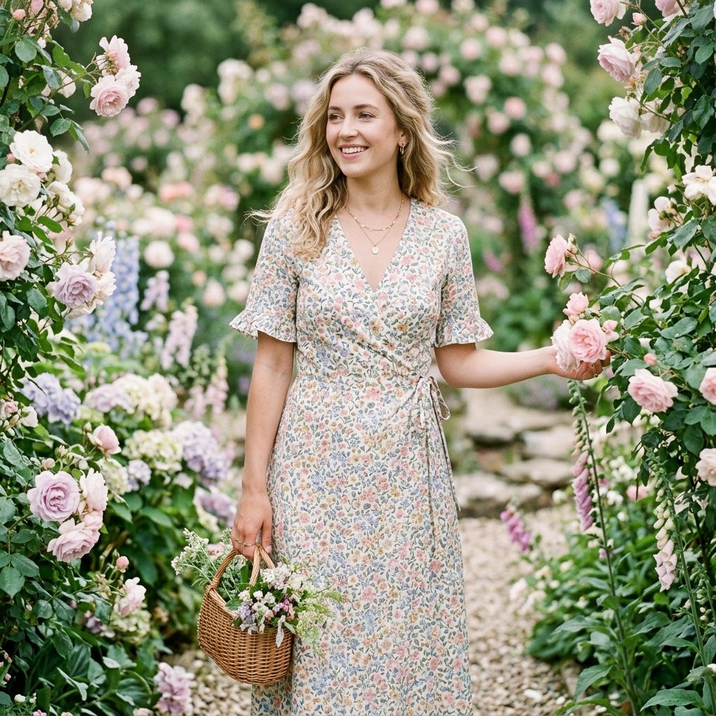 Floral Print spring travel outfits