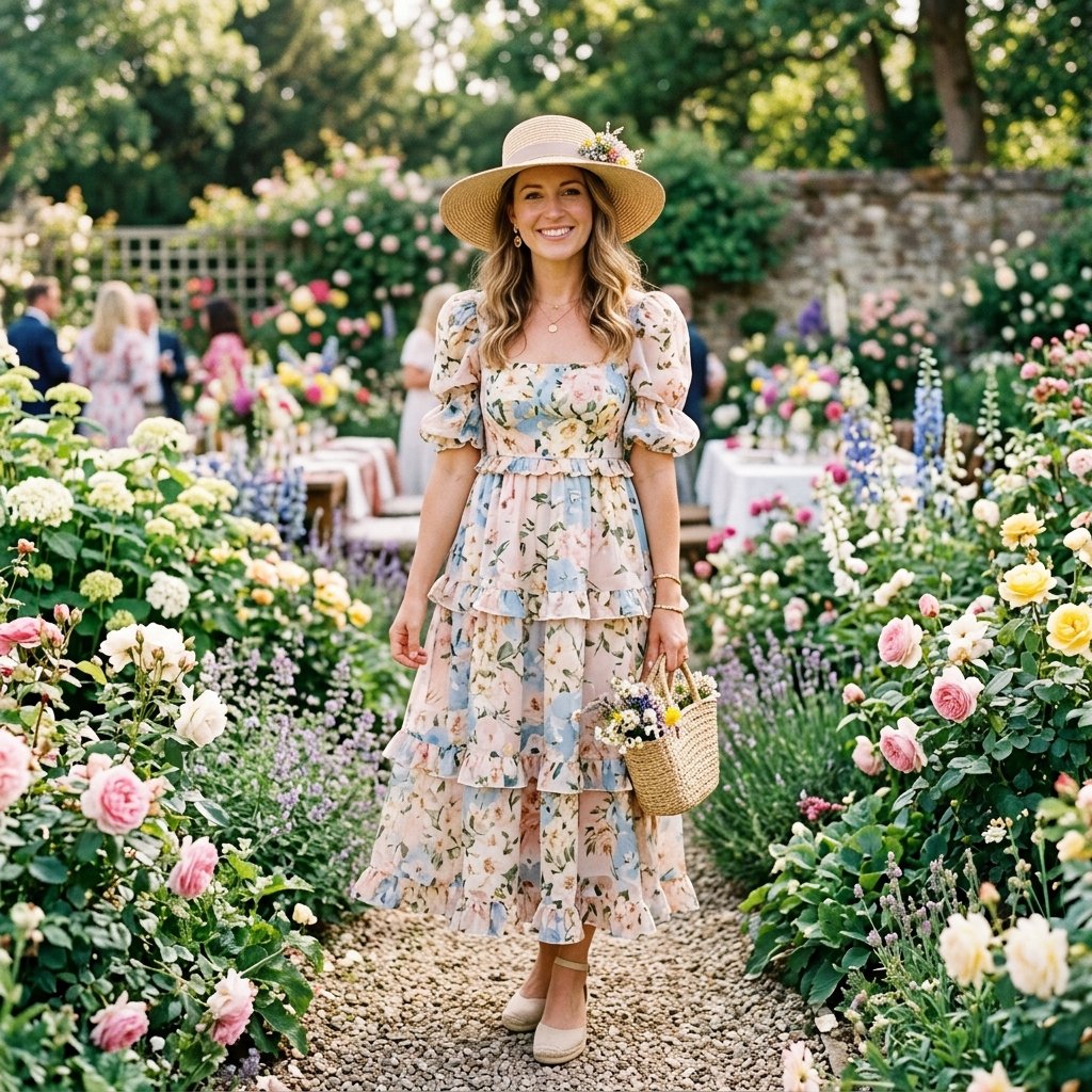 Garden Party Spring Fashion Outfits Ideas