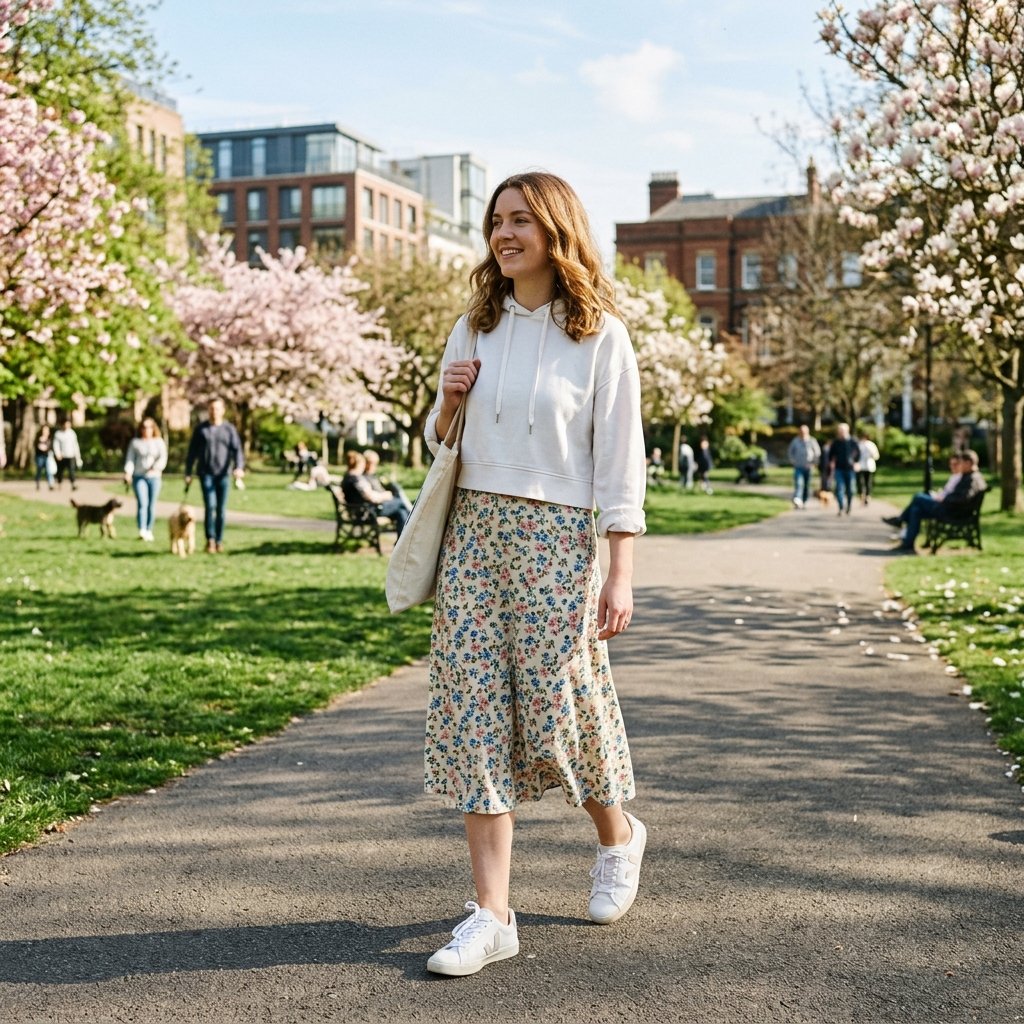 Casual Spring Skirt Outfits