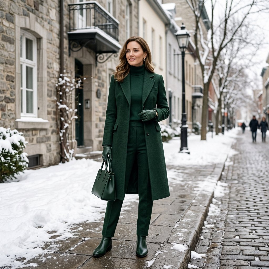 Monochromatic Winter Looks