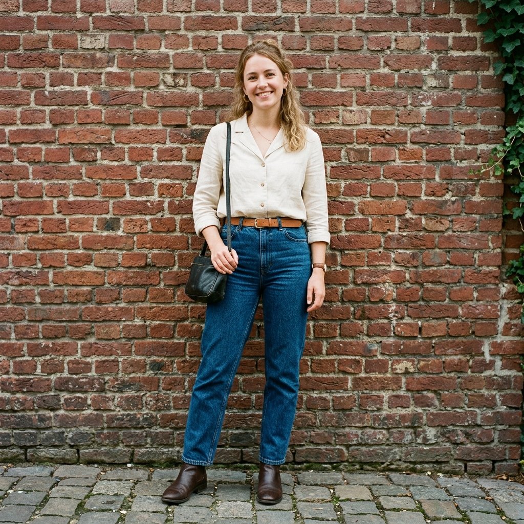 High Waisted Jeans Outfit Ideas