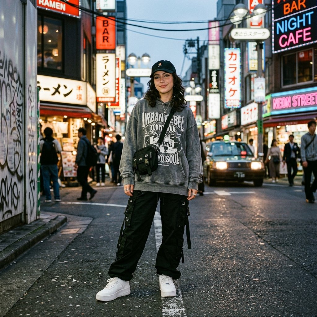 Streetwear Outfit Idea for Women