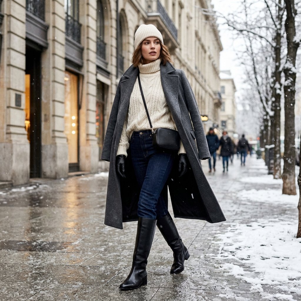 Winter Jeans Outfit Ideas