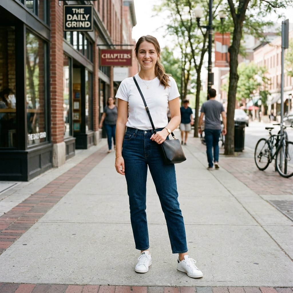 Simple Jeans and Tee Ideas